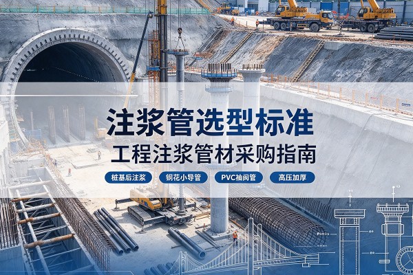 东丽区注浆管选型标准